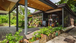 Restoran dengan bahan dari hasil pertanian di Singapura