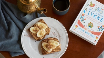 The Moon Cafe & Bookstore - Peanut Butter & Banana Toast