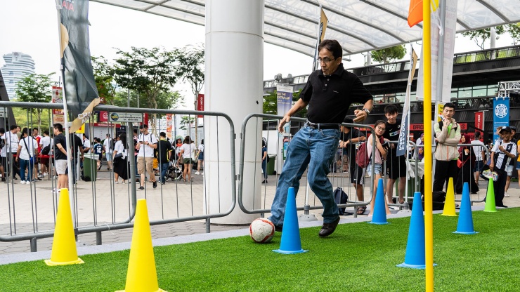 Aneka kegiatan penggemar di ICC Singapore 2019.