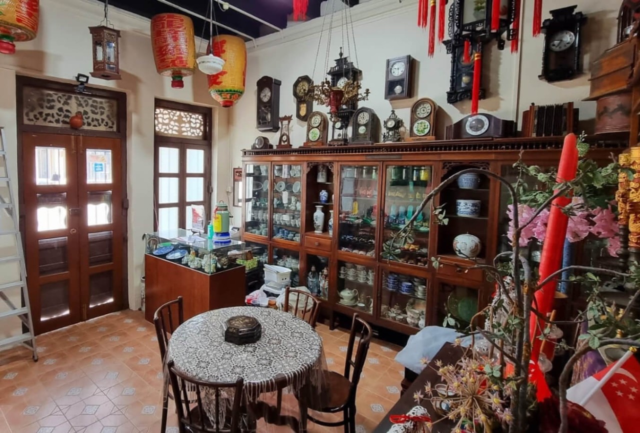 Peranakan antiques reflecting rich history.