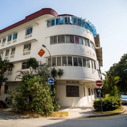 Arsitektur Art Deco pada berbagai gedung di Tiong Bahru