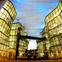 Creative architecture of Lasalle College of the Arts