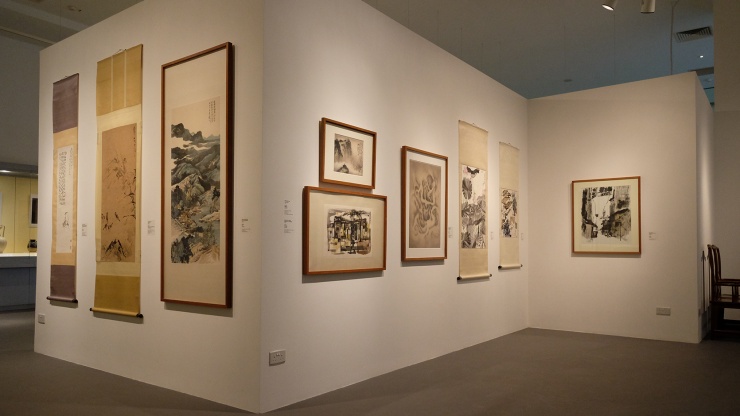 Lukisan tinta di NUS Museum
