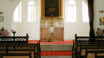 Armenian Church di Singapura ini didedikasikan untuk St Gregory the Illuminator, rahib Armenia pertama.