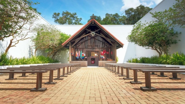 Bagian luar Changi Chapel and Museum