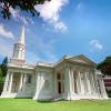 Arsitektur eksterior Amernian Church di Singapore