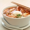 Foto close up semangkuk <i>laksa</i>