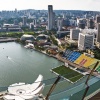 Pemandangan cakrawala Singapura dari Dek Observasi Marina Bay Sands SkyPark<sup>®</sup>