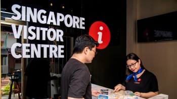 Bagian luar ruko di Kampong Gelam