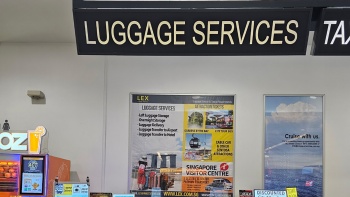 Konter di LEX Luggage Services