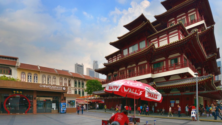 Pemandangan eksterior Buddha Tooth Relic Temple