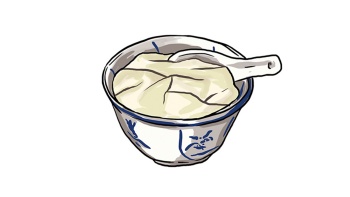 なめらかな食感の<i>豆花</i>。