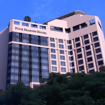 The exterior facade of Four Seasons Hotel
