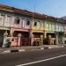 Colourful houses line the street of Joo Chiat