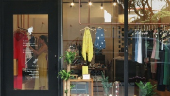 Exterior shot of nana & bird shopfront