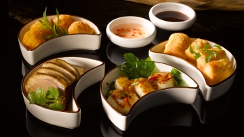 Dishes at Crystal Jade Golden Palace at Orchard Road