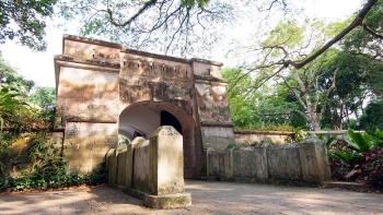 ป้อมปราการที่ Fort Canning Park