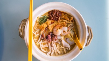 ซุปเนื้อแกะที่ปรุงแบบแต้จิ๋วของร้าน Chai Chuan Tou Yang Rou ที่ Bukit Merah View Food Centre