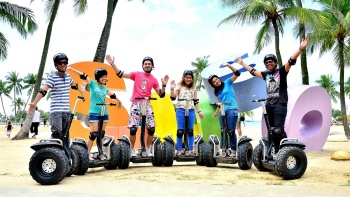 ทัวร์เซ็นโตซ่า เซกเวย์ จัดโดย GoGreen Segway Tours