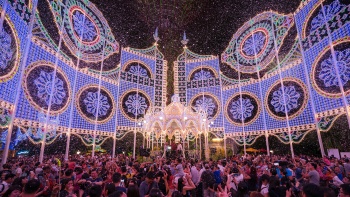 งานศิลปะแบบจัดวาง Christmas Wonderland ที่ Gardens by the Bay