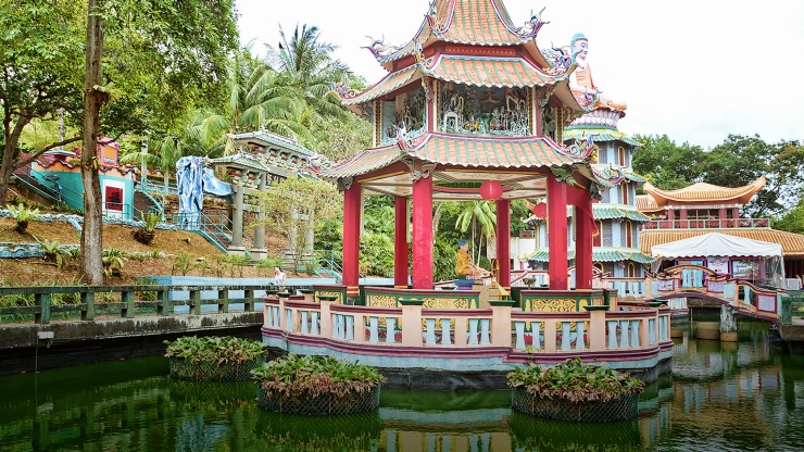 ศาลาใน Haw Par Villa 