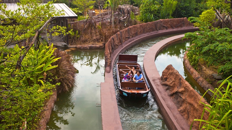 ภาพจากมุมสูงของ Amazon River Boat Ride