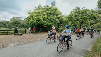 ทัวร์ขี่จักรยานที่ Pulau Ubin