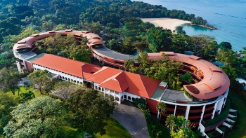 Hình chụp Khách sạn Capella Singapore từ trên cao