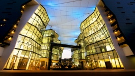Creative architecture of Lasalle College of the Arts
