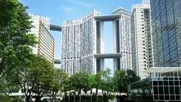 Façade of Pinnacle@Duxton